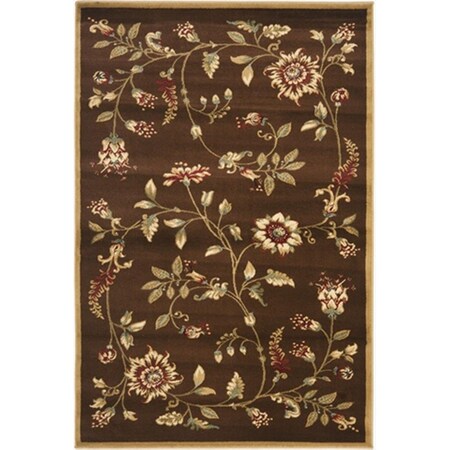 Safavieh 2 ft. 3 in. x 12 ft. Runner Lyndhurst Brown and Multi Color Traditional Rug LNH552-2591-212